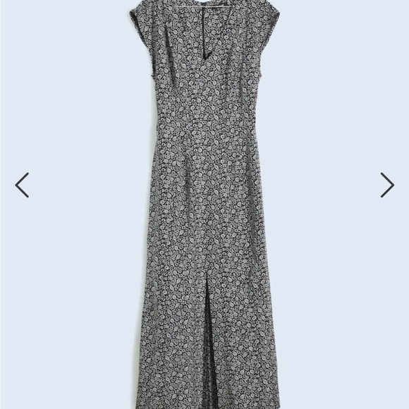 NWT Madewell Cap Sleeve V Neck Midi Dress size 4 - Picture 5 of 5
